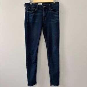 Hudson Nico Midrise Super Skinny Dark Wash Jeans